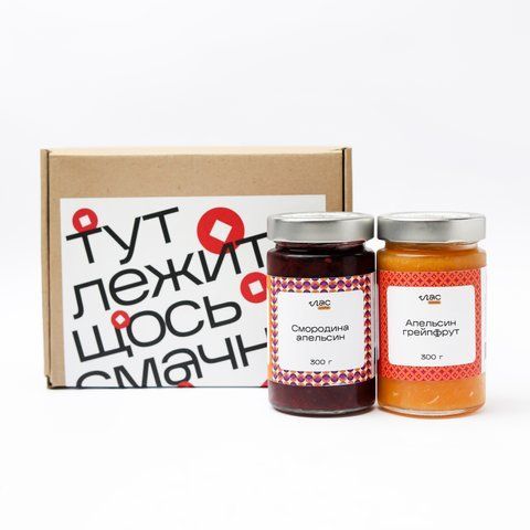 Gift set of jams M-1 Las with 2 flavors