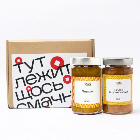 Gift set of jams M-2 Las with 2 flavors