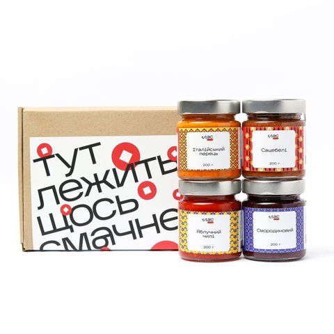 Set of sauces Las 4 flavors